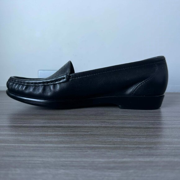 SAS Savvy Tripad Leather Loafers Shoes133 in Black - Picture 7 of 9